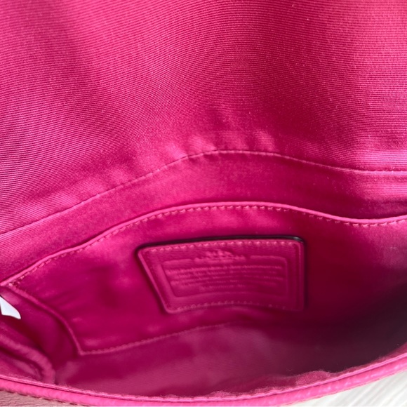 Coach Pink Crossbody Bag with Chain - Picture 3 of 3